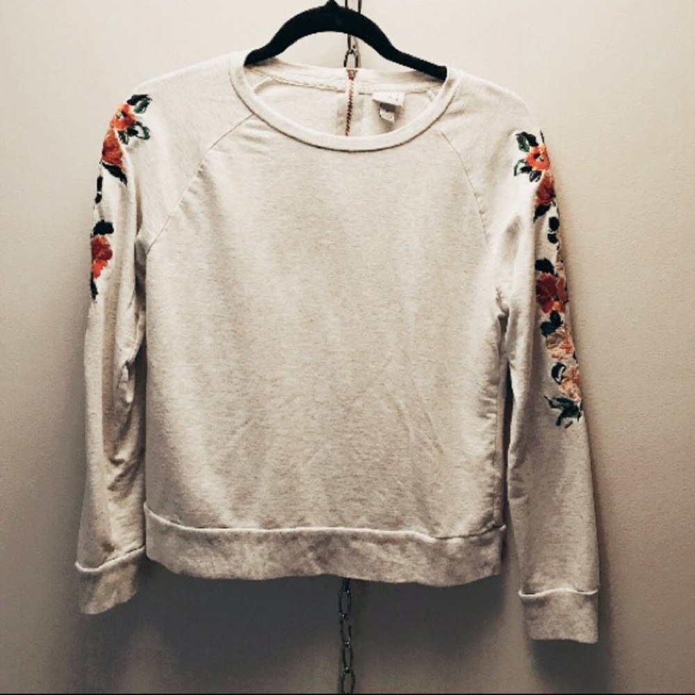 Floral Detail Sweater